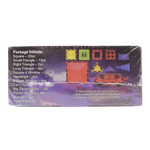 Desire Deluxe MBTL55S Magnetic Tiles Building Blocks Toy thumb #14