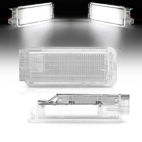 HMYHBD Under Door Footwell Luggage Trunk Courtesy Glovebox Light Lamps, for Peugeot, 206 207 306 307 308 406 407 508 607 1007 3008 5 car Interior footwell Lights(White 1PCS)