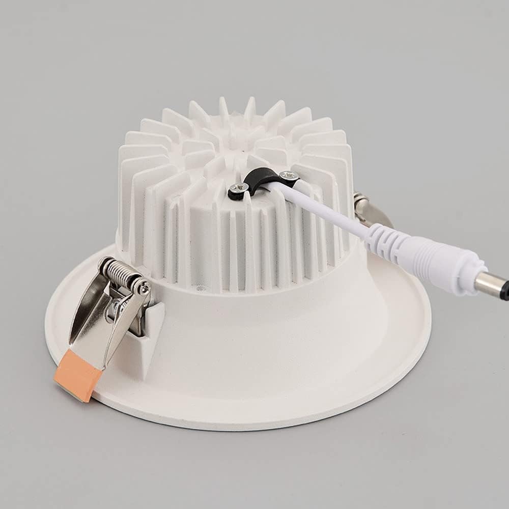 Downlights Ceiling,Downlights for Ceiling 7W Led,Ip65 Wash Wall Lamp 80Mm Cut Hole Recessed Spots,85-265V for Bathroom Kitchen Island Decor Accent Lamp