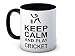 Produktbild Keep Calm and Play Cricket  Funny Hochwertigen Kaffee Tee Tasse