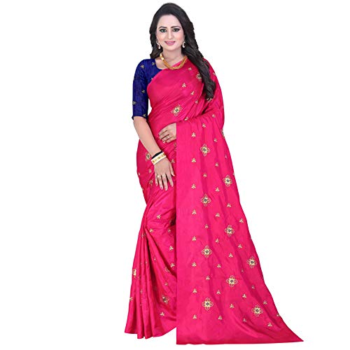 RIVAN FASHIONWOMAN PEPER SILK SAREE/PINK/