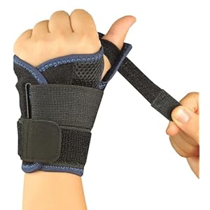 Kecartu Thumb Brace for Right Left Hand, Thumb Spica Splints for Trigger Finger, Arthritis, Thumb Sprain, Tendonitis, Carpal Tunnel Pain Relief, CMC Thumb Brace with Thumb Support (Black)