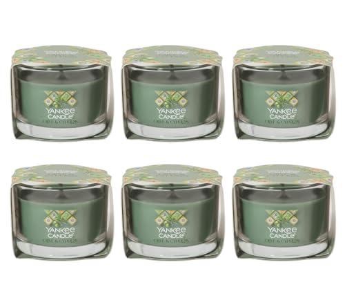 Yankee Candle Minis Jar, Hello Italy Collection (1.3 Ounce (Pack of 6), Olive & Cypress)