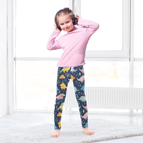 Kids High Waist Dinosaur Leggings for Toddler Girls 4T 202b28514