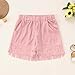 12-14 Years Kids Faux Suede Fringe Shorts Tassel Cowgirl Clothes Jorts Trendy Fashion Summer Casual Loose Shorty with Pockets for Girls Pink
