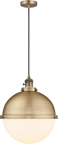 Innovations 201CSW-BB-HFS-121-BB-LED - Colgante de 1 luz, latón cepillado