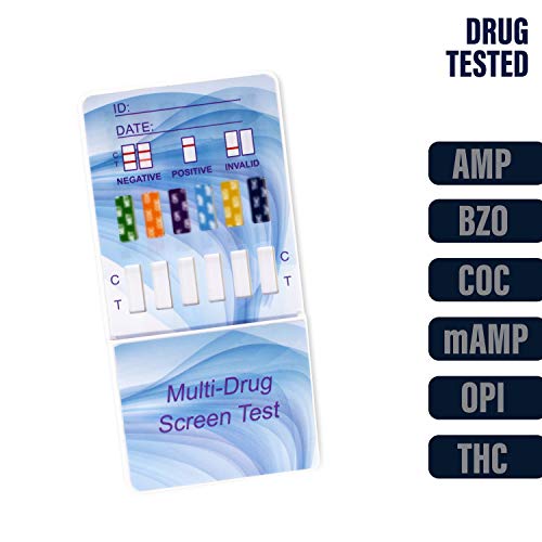 Lakeshore Trade 6 Panel Urine Screening Test Kit (AMP, BZO, COC, MET/mAMP, OPI, THC) - LDOA-264 (2) - Image 3