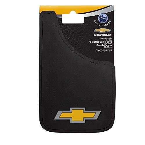 Image of Chevy Gold Bowtie Easy Fit Mud Guard - Set of 2 (Pack of 2)