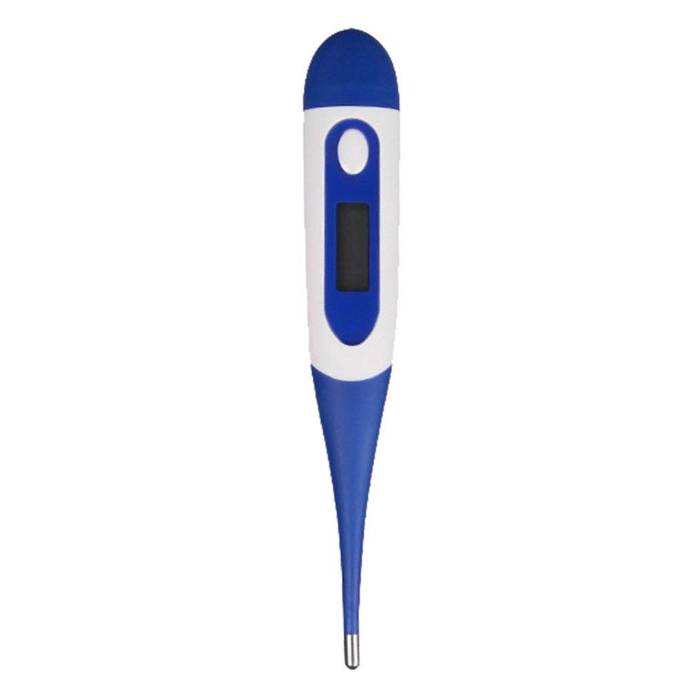 Small Digital Thermometer, Oral, Rectal, Underarm Thermometer, Home Electronic Thermometer with LCD Display for Babies, Kids and Adults - 1 PCS, GH1400