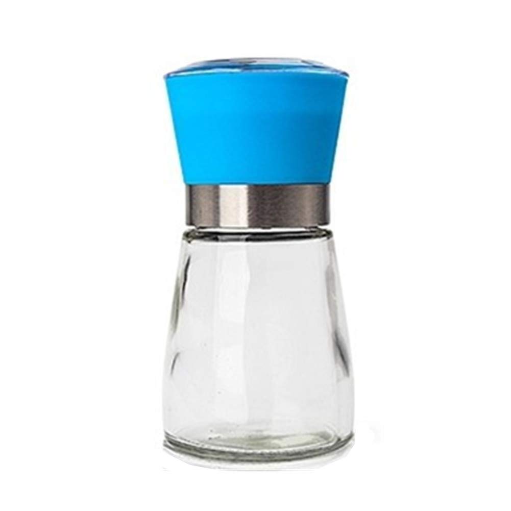 huihuijia Salt and pepper grinder Pepper grinder Salt pepper Salt and pepper Salt grinder mill Salt grinder Cruet sets salt and pepper Salt and pepper shaker 13.5X6.5,blue
