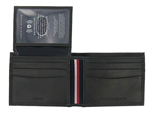 Tommy Hilfiger Men's Bi-Fold Wallet 2-Fold (Black)3