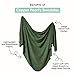 Copper Pearl Baby Swaddle Blanket - Premium Knit Baby Blanket, Large Soft Stretchy Receiving Blankets for Baby Boy and Girl, Swaddles for Newborn, Infant, and Toddler (River)