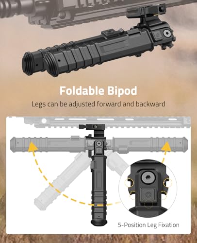 Image of CVLIFE Bipod with Tiltable Head 8-11 Inches Bipod for Outdoors
