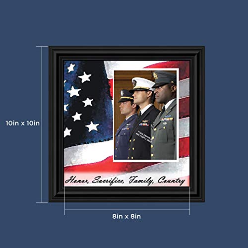 Crossroads Home Décor A Soldiers Honor Picture Frame, Military Artwork For Walls, Army Soldier Art Work, Patriotic Wall Decor, 6598B #TOP2