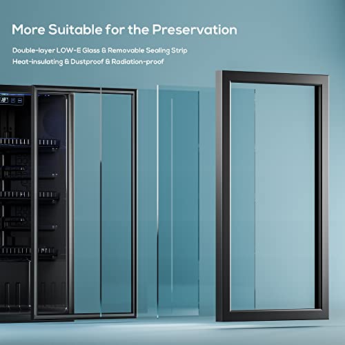 Image of Manastin Beverage Refrigerator, 3.1 Cu.Ft Mini Fridge Beverage Cooler