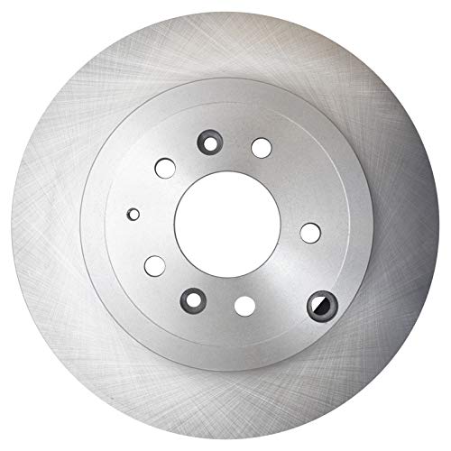 Image of TRQ Rear Brake Pad and Rotor Set Semi Metallic Vented Rotors | For 2007-2015 Mazda CX-9