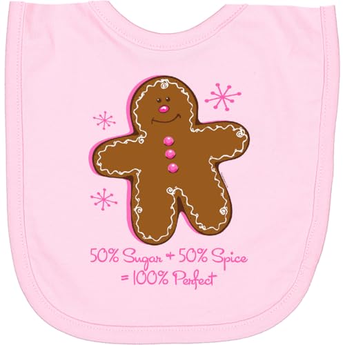 inktastic Sugar & Spice Gingerbread Newborn Bib