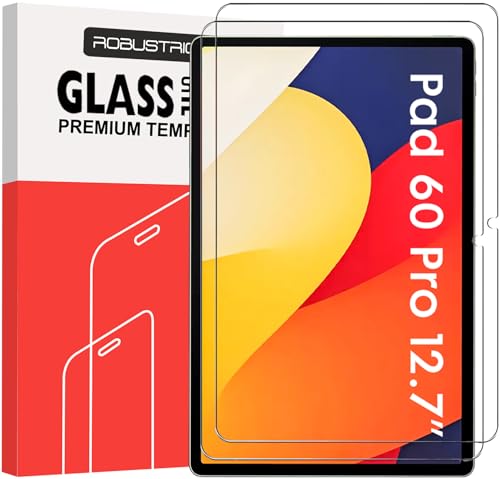 Image of Robustrion 2 Pack Tempered Glass for Motorola Pad 60 Pro 12.7 inch 2025 Screen Protector Guard for Motorola Pad 60 Pro 12.7 inch Tablet