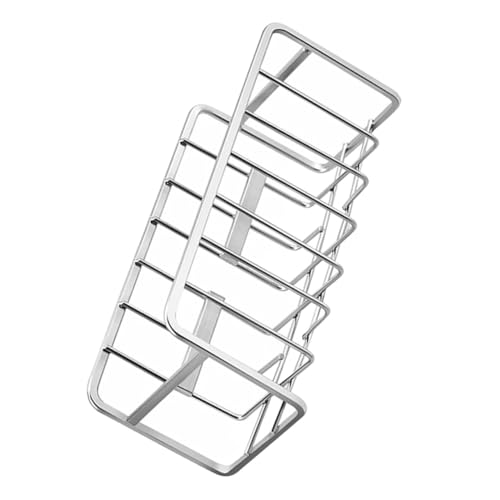 TOBBOMEY ステンレス製キッチン収納ラック 耐錆 耐傷防止 移動可能な水切りバスケット付 スポンジ排水ホルダー 家用シンク掛け棚