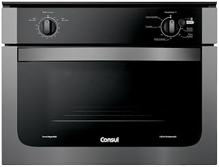 Forno de embutir elétrico Consul 47 litros prata com dourador e timer autodesligamento - COB47AR 220V
