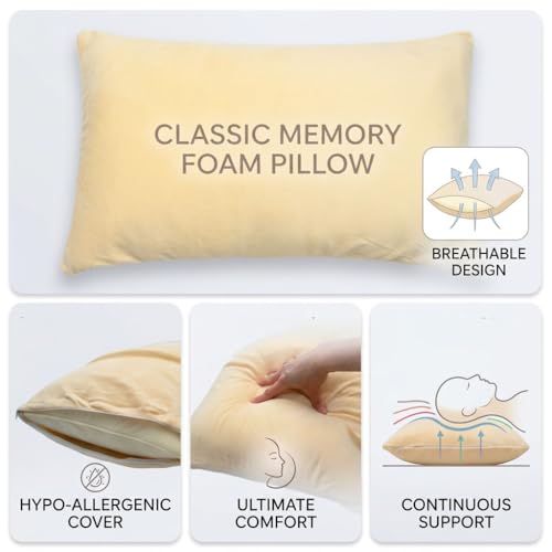 Set 2 Almohadas espuma viscoelástica tamaño queen miniatura 4
