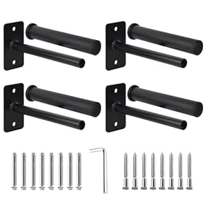 Everymate Hantelscheibenhalter Wandmontage 4er-Set
