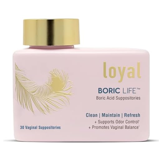 Loyal Boric Life Boric Acid Suppositories for Women 600mg, 14 Count