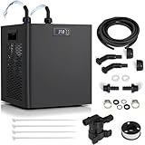 Erxewim Aquarium Chiller Water Cooler Including All Hoses and Pumps, 1/10HP 1/3 HP 1/2 HP 1HP Fish Tank Water Cooler Machine, Water Chiller (Forfishtank+Bathtub 500L/132Gal)