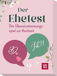 Groh Der Ehetetest Übereinstimmungsspiel Hochzeit