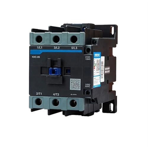 Contacteur CA NXC-85 85A 3 phases avec montage sur rail DIN pour puissance electrique 110V NO NC