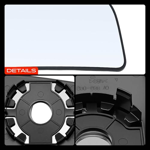 A-Premium Right Passenger Side Lower Mirror Glass with Backing Plate - Compatible with Ram 2500 2019-2022, 3500 2019-2022, 4500 2019-2022, 5500 2019-2022 - Towing Mirror Convex, Without Heated by A-Premium - Used condition - Image 9