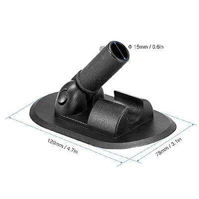 Lixada 180 Degree Rotation Kayak Canopy Mount Base for Inflatable Boat Canoe Awning Sun Shelter Adjustable