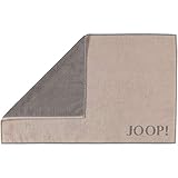 Joop! Badematte Classic Doubleface 1600 Sand/Graphit - 37-50 x 80 cm