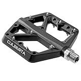 CULBERTA MTB Bike Pedals Universal 9/16", 3 Sealed Bearing, Non-Slip Lightweight Nylon Fiber, Light