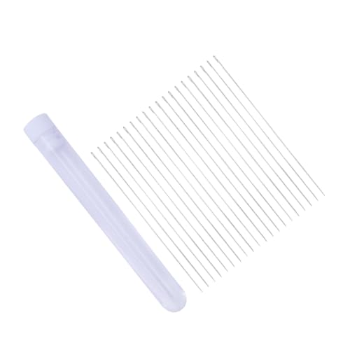 HOODANCOS 20pcs Beading Needles for DIY Embroidery Sewing Knitting for Beading Projects Anti-Corrosive Easy to Store