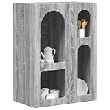 【Taille et dimensions】 Avec des dimensions de 59 x 35 x 80,5 cm, ce buffet offre une solution de rangement idéale sans encombrer l’espace. Il propose une surface généreuse et de l'espace intérieur pour accueillir facilement divers objets comme de la vaisselle ou des pièces déco. Sa taille compacte mais fonctionnelle convient aussi bien aux salles à manger qu'aux salons, offrant un moyen élégant d’organiser et d’exposer vos essentiels.
