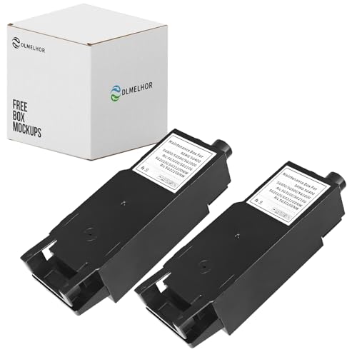 DLMELHOR SG400 Resttintentank GC41 Wartungspatrone Ersatz für SAWGRASS SG400 SG500 SG800 SG1000 Ricoh GC41 Drucker, 2er-Pack