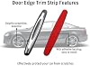 4 Protectores de Borde de Puerta para Nissan Rogue 2008–2025 2026 S35/T32/T33, Impermeables Anticolisión, Alta Flexibilidad, Resistentes a Rayones y Absorbentes de Impacto, Gris 8