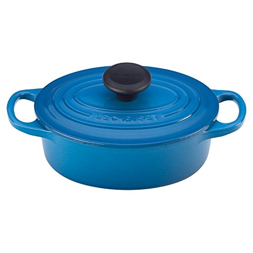 Le Creuset Enameled Cast Iron Signature Oval Dutch Oven, 1 qt., Marseille