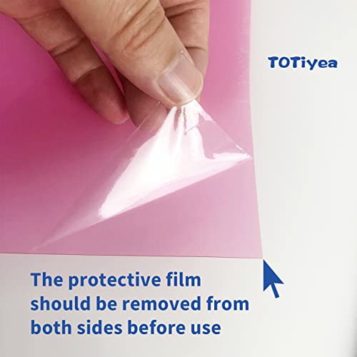 image for TOTiyea 20 Pieces 11IN x 8.5IN Colored Overlays for Dyslexia, Dyslexia