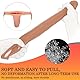 BDSMLOVE Penishülle XXL,28 CM Penis Sleeve größer Penismanschetten für Penisverlängerung 5 CM,Penis Hülle Penisvergrößerung für Big Penis Sex Spielzeug ab 18 für Paare extrem (dunkle Hautfarbe)