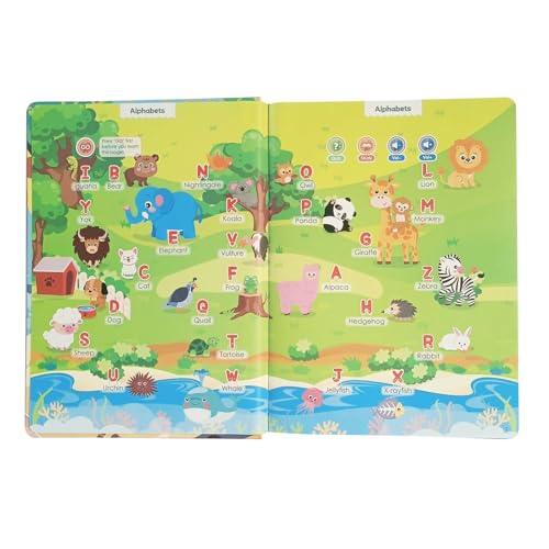 Libros Interactivos Electrónicos Educativos | Libro para Primera Comunicación - 14 Temas 260 Palabras Juguete Electrónico Interactivo De Ortografía Y Habla para Lectura Y Aprendizaje De Idiomas