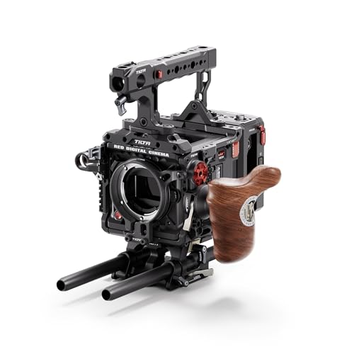 Image of Tilta Camera Cage Compatible with RED Komodo-X Advanced Kit | V-Mount | Black | TA-T53-DV-B