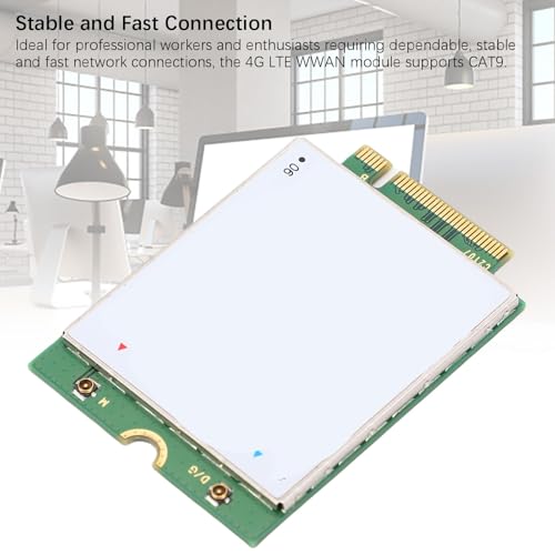 LICAEVEY Módulo 4G, Compatible con ThinkPad X395 X280 T580 T480s L480 X1Yoga L580 Laptop Cat 9 450Mbps WWAN con Interfaz M.2 miniatura 7