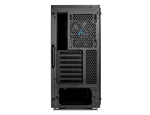 Fractal Design Meshify C - Compact Custodia computer - Ottimizzato per flusso d'aria elevato e elaborazione silenziosa - Predisposto al raffreddamento ad acqua - USB3.0 - Vetro temperato - Blackout