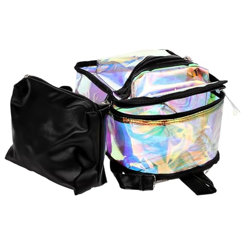 Mochila de PU LIFKOME de diseño exclusivo con almacenamiento práctico de alta gama
