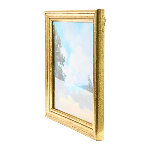 Creative Co-Op Watercolor Nature Landscape With Solid Wood Frame #TOP4