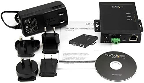 StarTech 2-Port Serial-to-IP Ethernet Device Server (NETRS2322P)