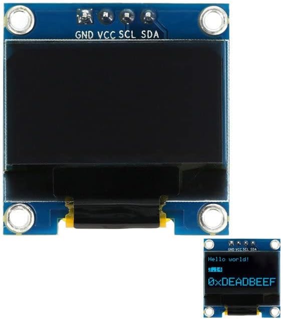 SANEC OLED 0.96 inch 128x64 Pixel Display Module - Blue
