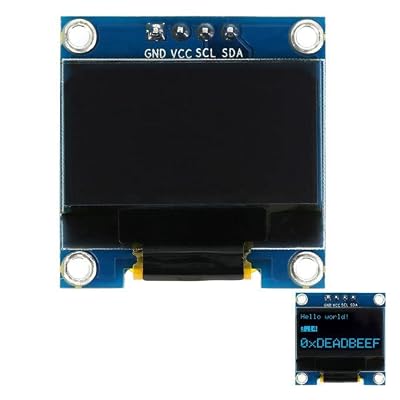 SANEC OLED 0.96 inç 128x64 Piksel Ekran Modülü - Mavi